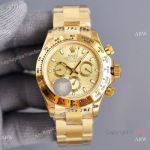 Swiss Quality AAA Replica Rolex Daytona Citizen 8215 Watch All Gold 40mm